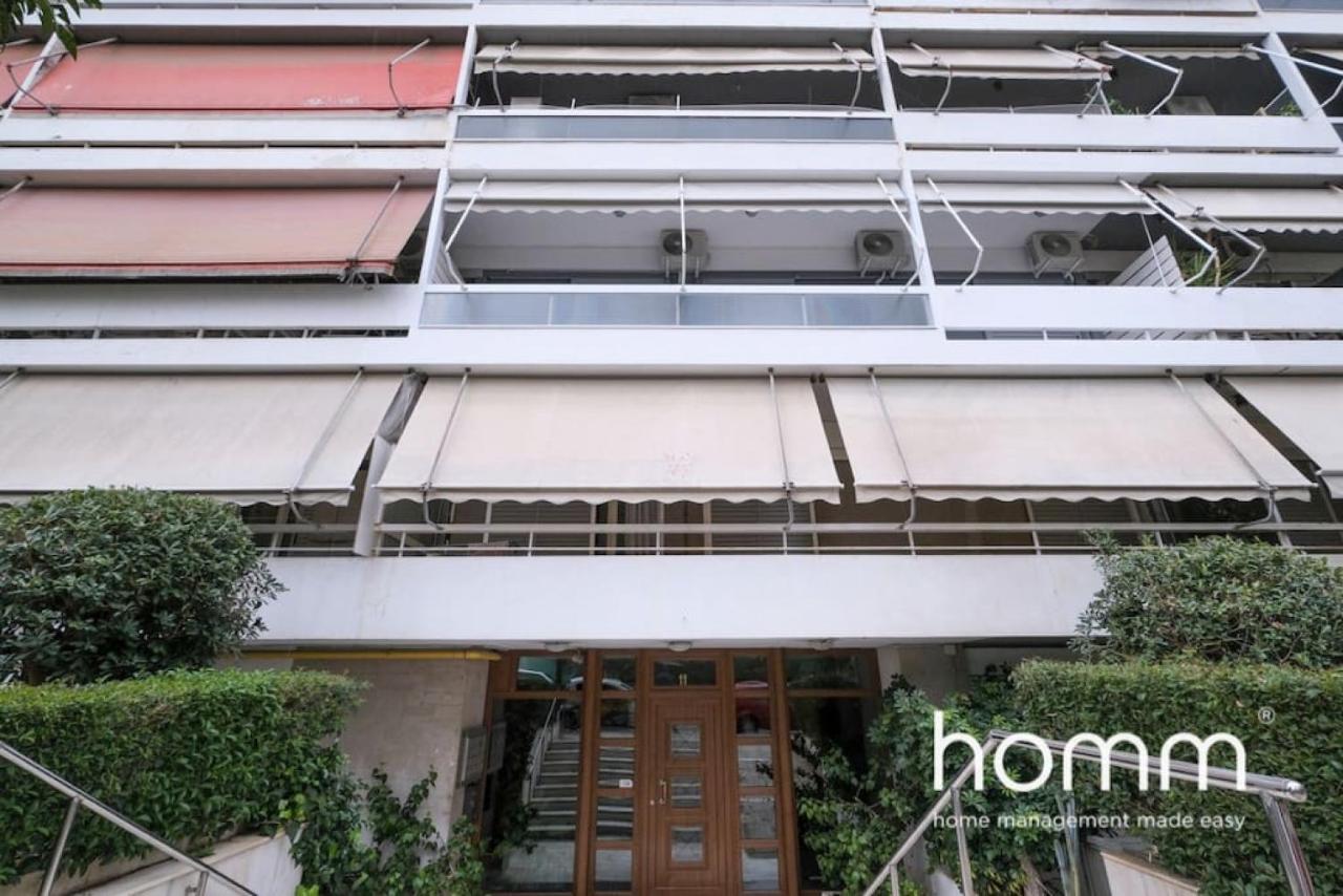 Athens Riviera Homm Flat 4 Min Walk From Beach, Thiseos Str المظهر الخارجي الصورة