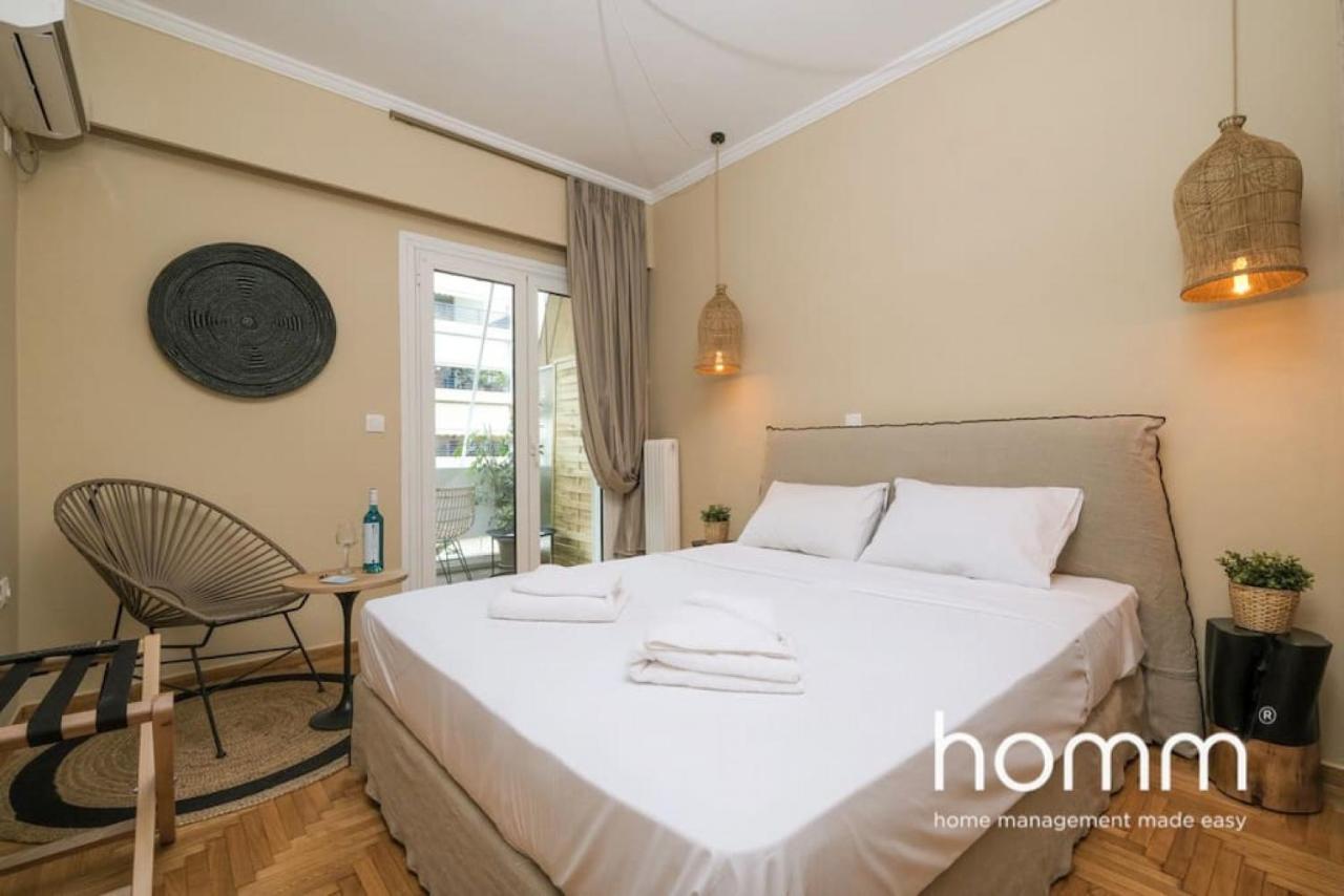 Athens Riviera Homm Flat 4 Min Walk From Beach, Thiseos Str المظهر الخارجي الصورة