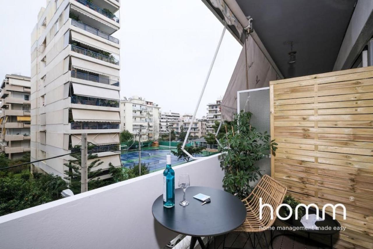 Athens Riviera Homm Flat 4 Min Walk From Beach, Thiseos Str المظهر الخارجي الصورة