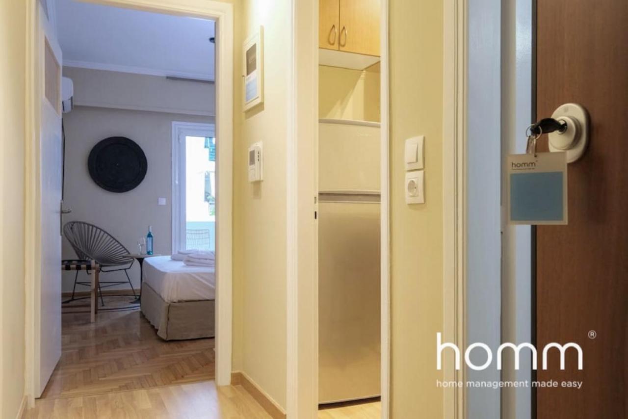 Athens Riviera Homm Flat 4 Min Walk From Beach, Thiseos Str المظهر الخارجي الصورة