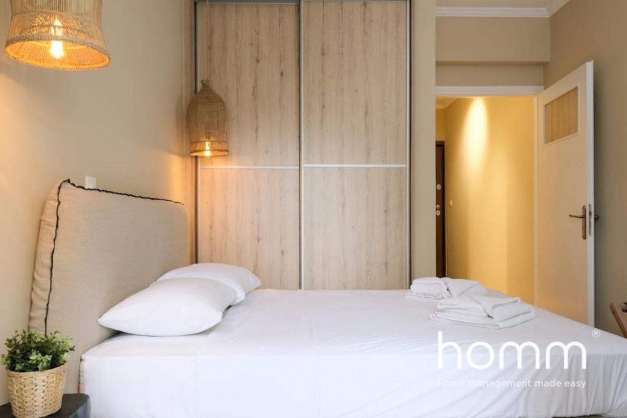Athens Riviera Homm Flat 4 Min Walk From Beach, Thiseos Str المظهر الخارجي الصورة