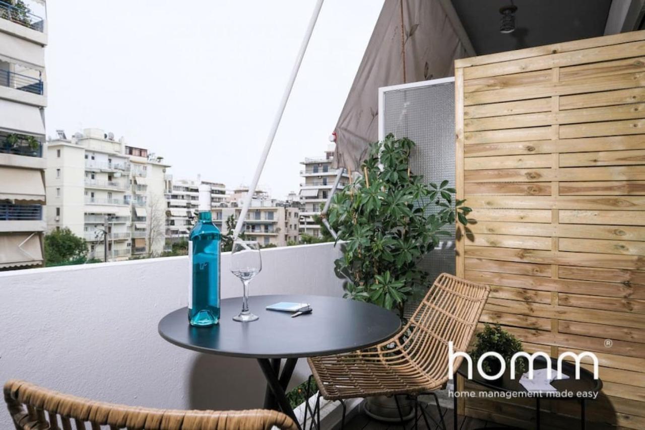 Athens Riviera Homm Flat 4 Min Walk From Beach, Thiseos Str المظهر الخارجي الصورة